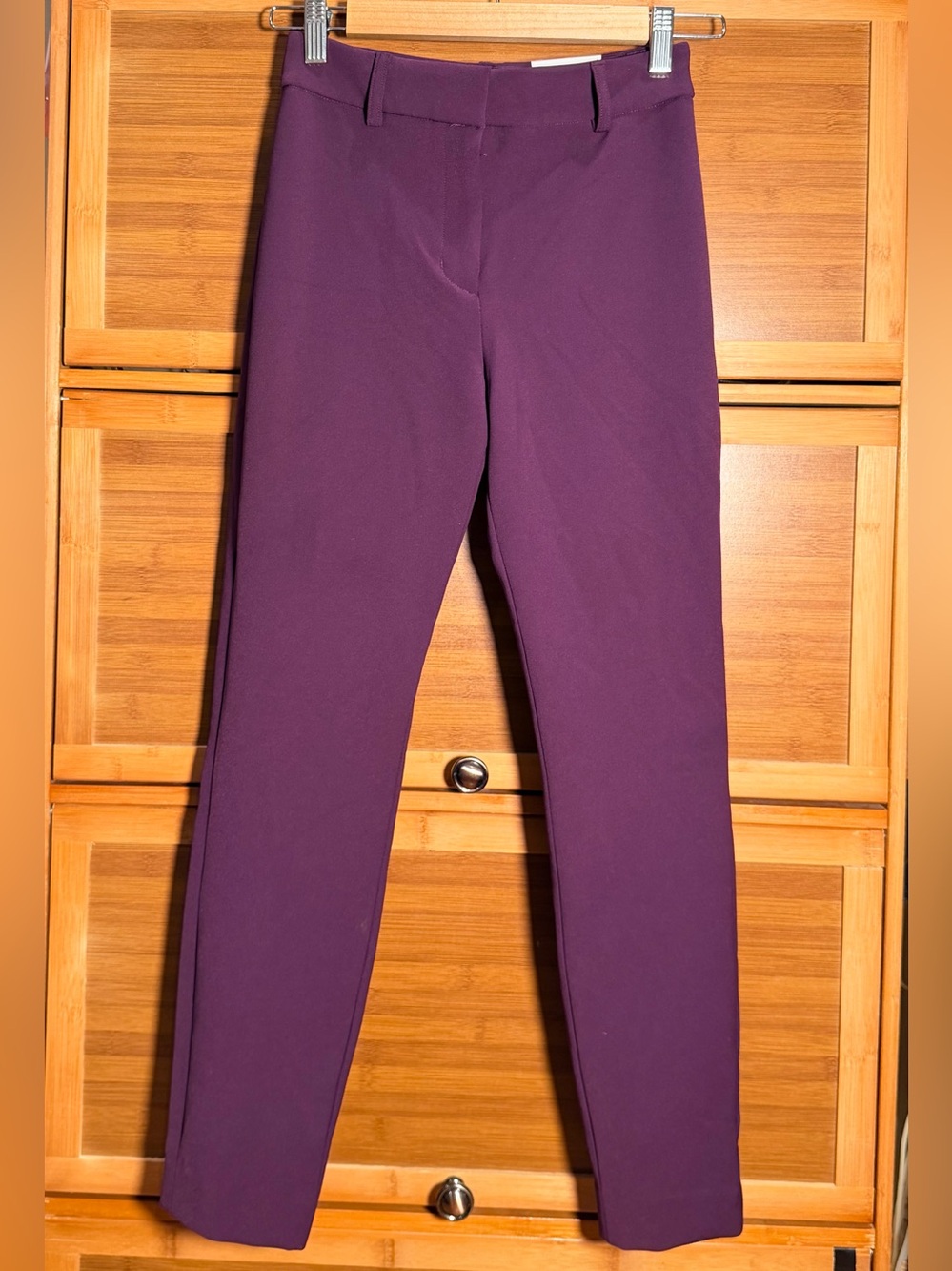 Women’s Express Ponte Slim Pants - Plum, 00P